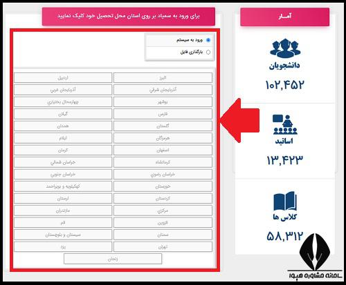  کلاس های سامانه سمیاد فنی حرفه ای